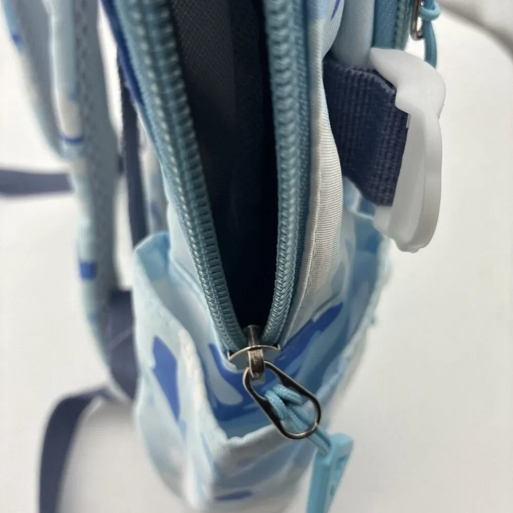 camolauge back pack with lunch bag light blue  nylon large capacity school